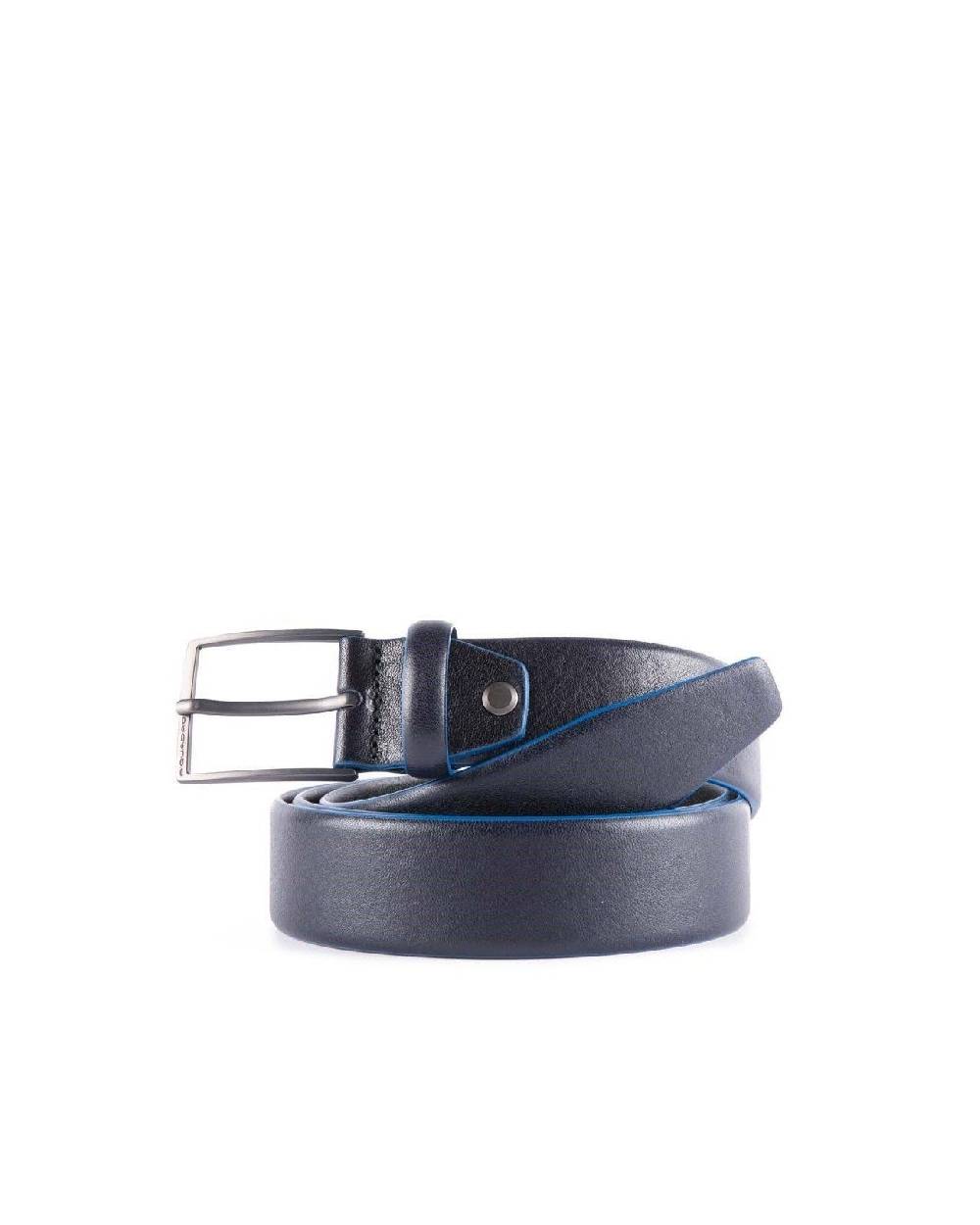 PIQUADRO  Cintura Uomo Pelle Blu Piquadro - Stile Raffinato Sottocosto