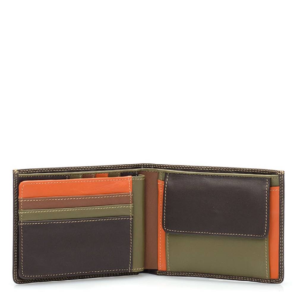 MYWALIT  Portafoglio Uomo MYWALIT in Pelle Marrone di Qualità Only for today