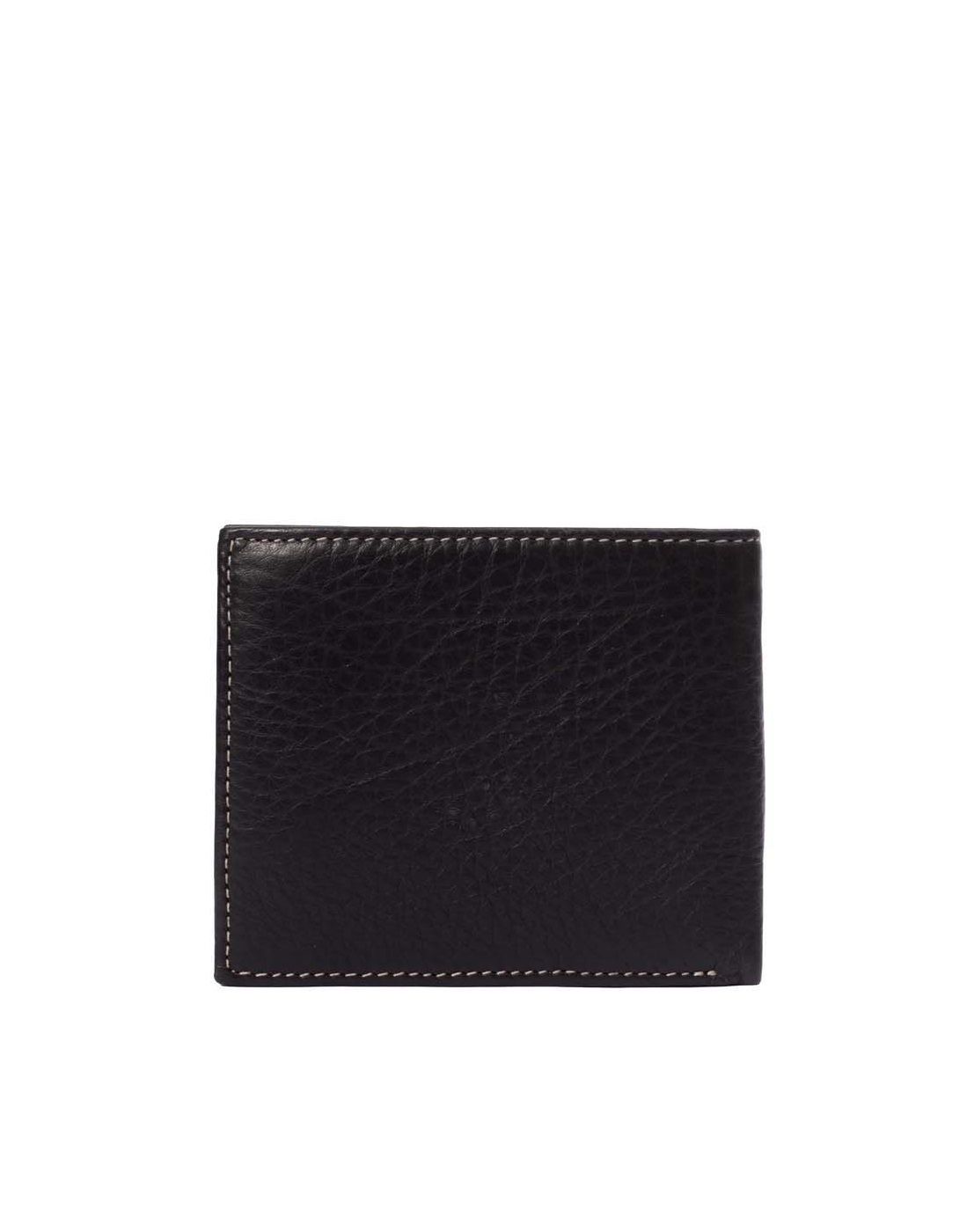 TOMMY HILFIGER  Portafoglio Uomo Pelle Nera Tommy Hilfiger Saldi