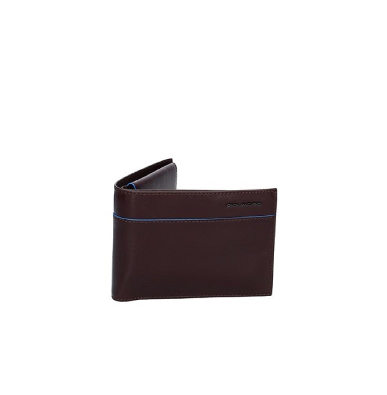 PIQUADRO  Portafoglio Piquadro in Pelle Marrone Scuro - Compatto ed Elegante Negozio