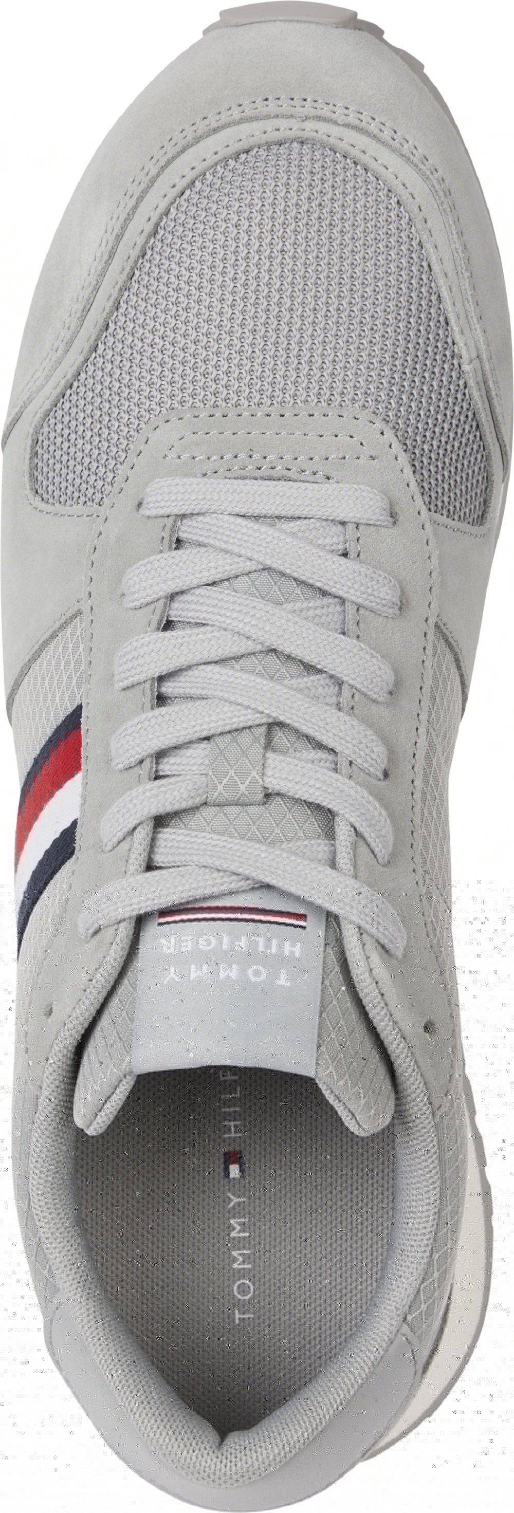 TOMMY JEANS  Sneakers Grigie Uomo in Pelle e Tessuto Tommy Jeans Italy