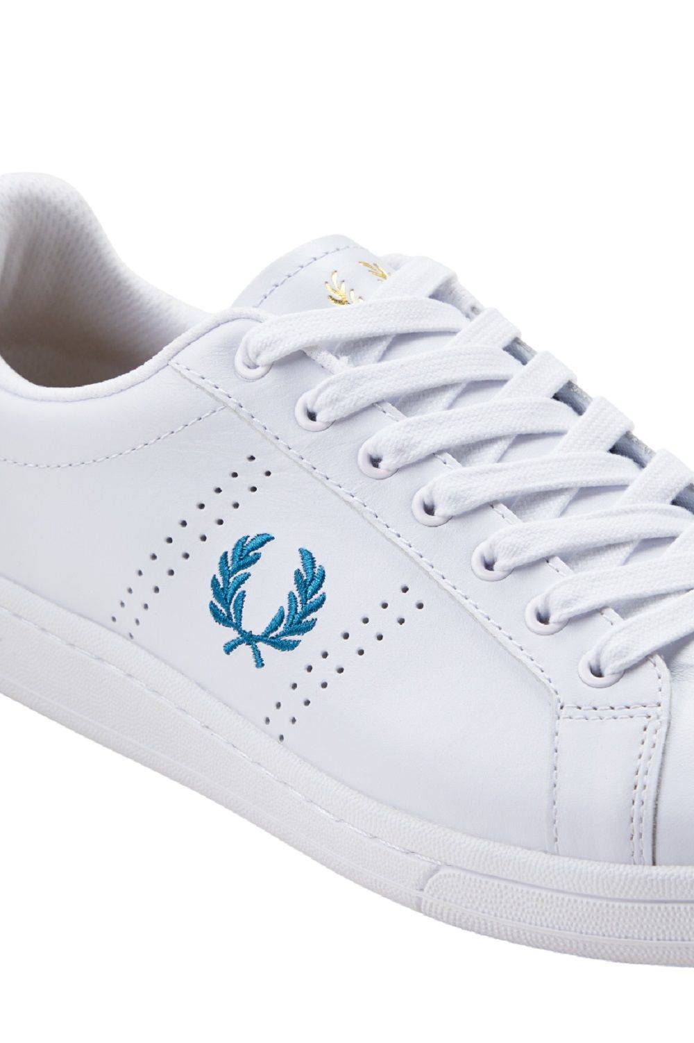 FRED PERRY  Sneakers Bianche in Pelle Fred Perry B721 Soddisfazione Garantita