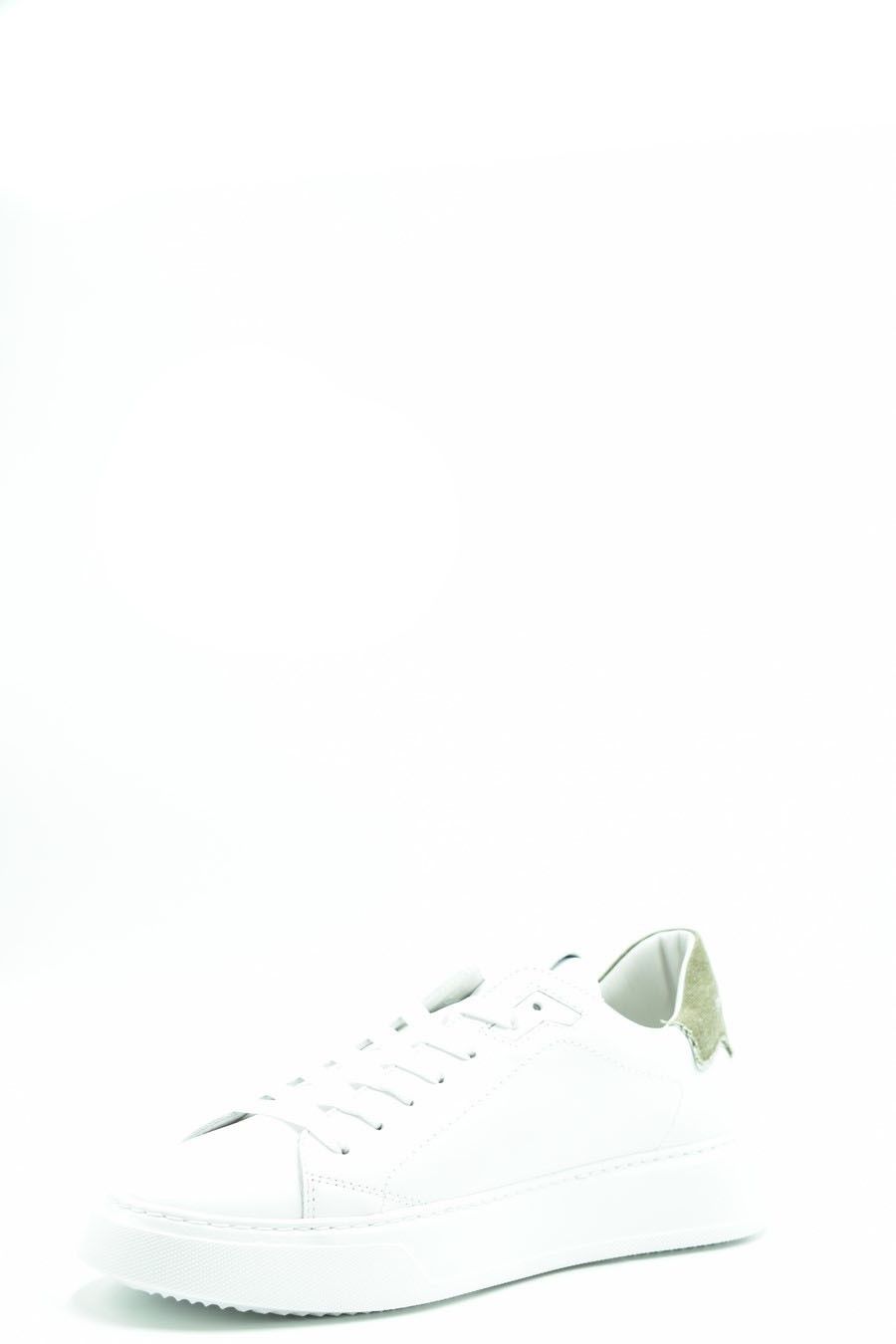 PHILIPPE MODEL  Sneakers in Pelle Bianca Uomo Philippe Model BTLUVCD2 Acquista Ora