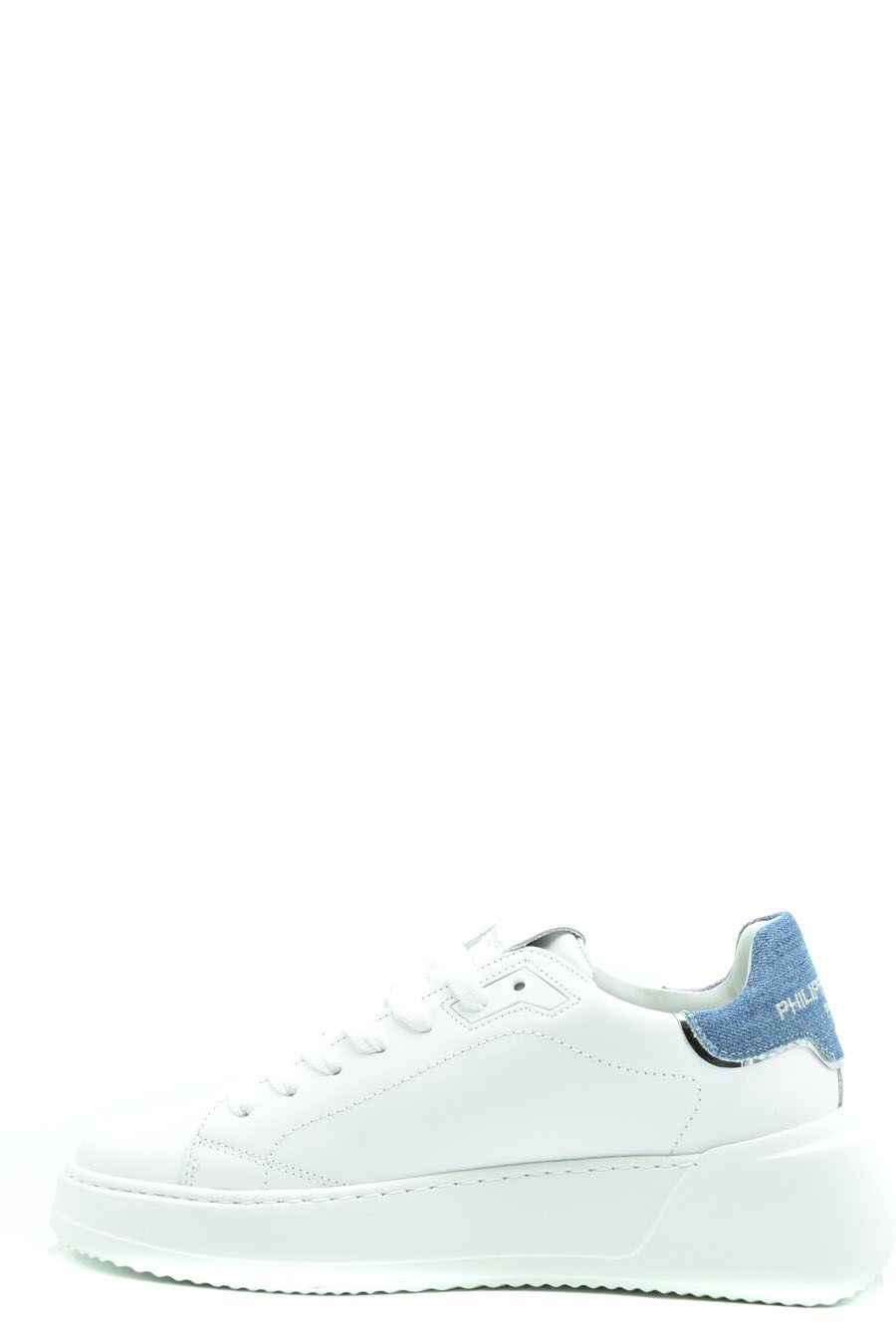 PHILIPPE MODEL  Sneakers Philippe Model da Donna in Pelle Bianca Presa