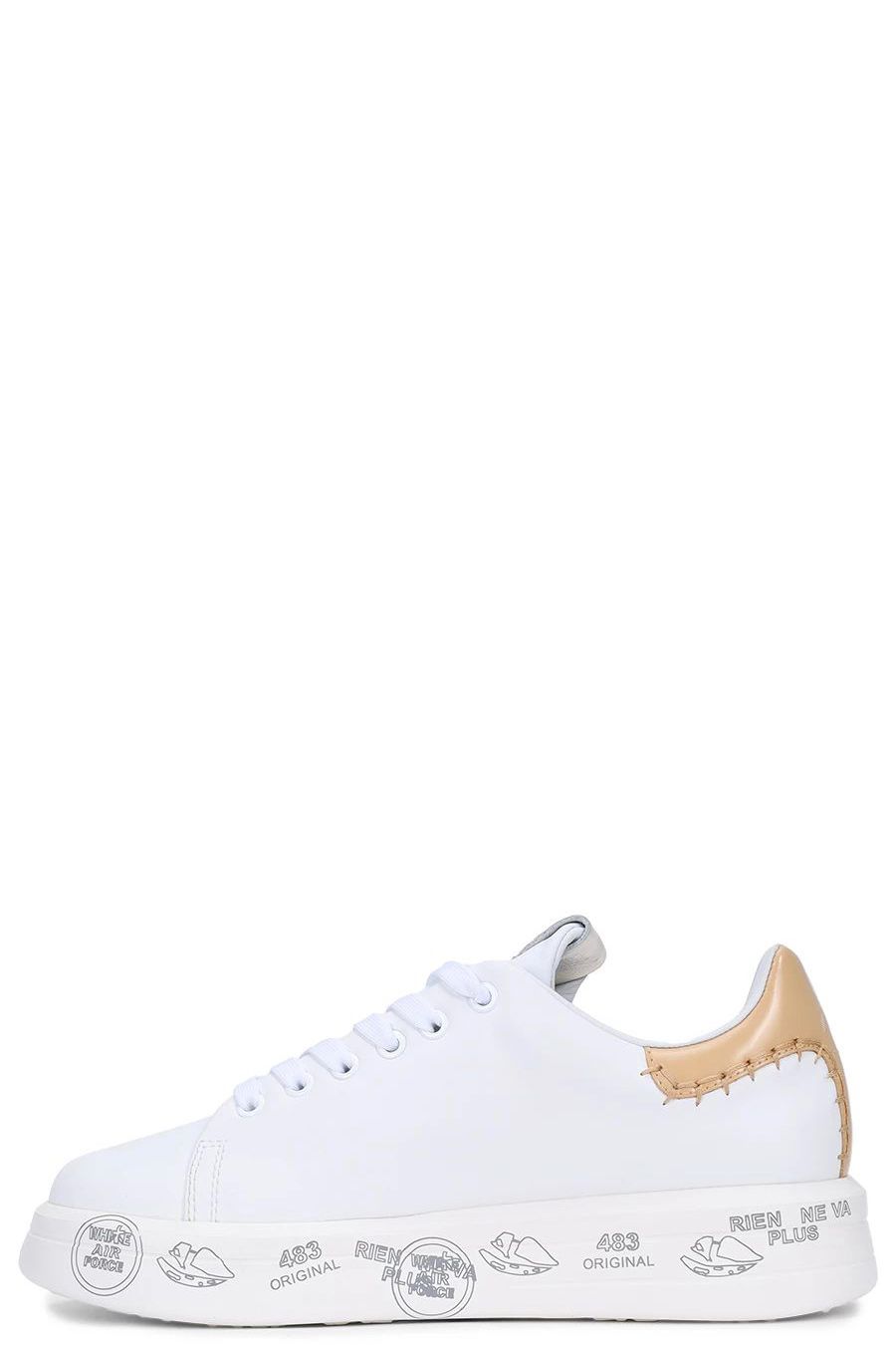PREMIATA  Sneakers di Pelle Multicolore Premiata BELLEVAR6711 per Donne Sconto