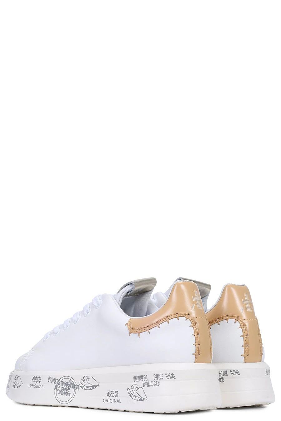 PREMIATA  Sneakers di Pelle Multicolore Premiata BELLEVAR6711 per Donne Sconto