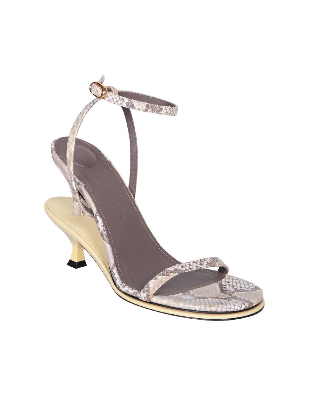 JACQUEMUS  Sandali Gialli in Pelle JACQUEMUS - Moda Donna Vendita Economica