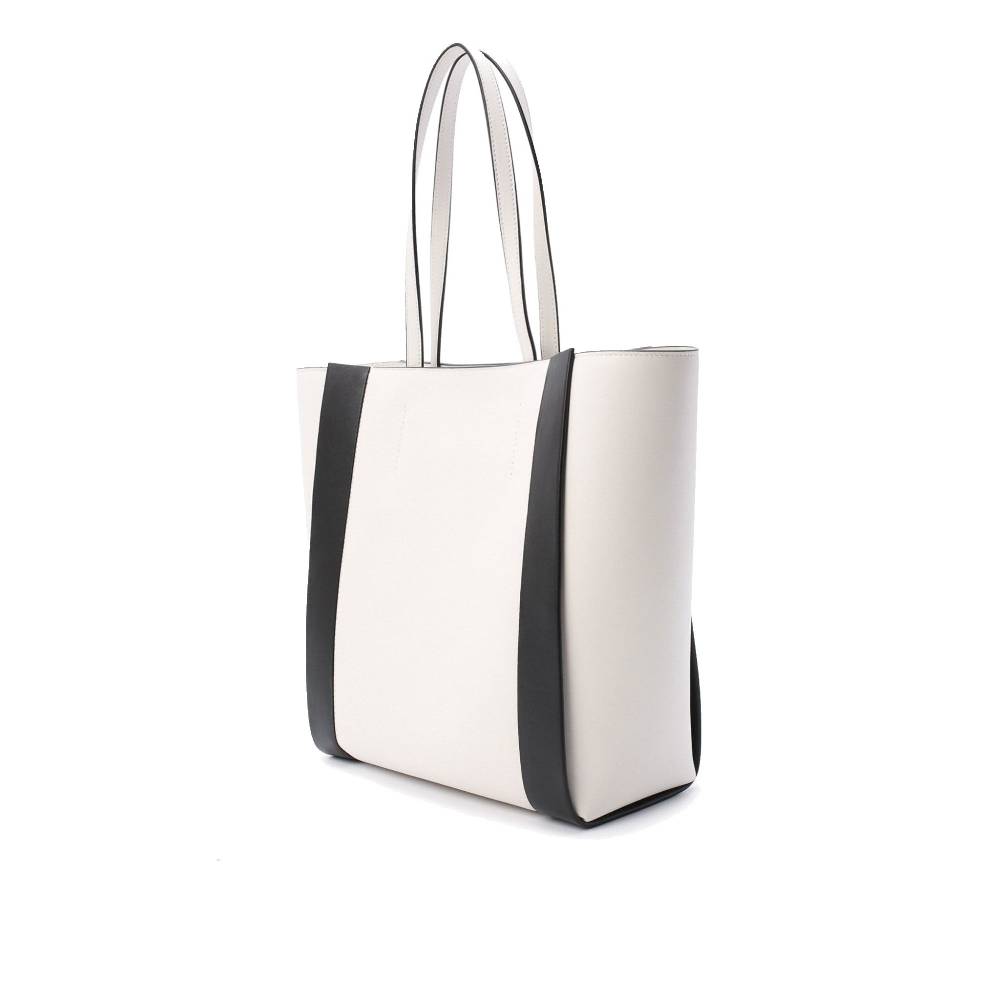 ALEXANDER MCQUEEN  Shopper Tote in Pelle di Vitello Bianca Alexander McQueen Enormi risparmi