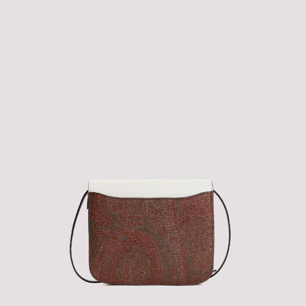ETRO  Borsa Tracolla ETRO Paisley in Pelle Bianca In Linea