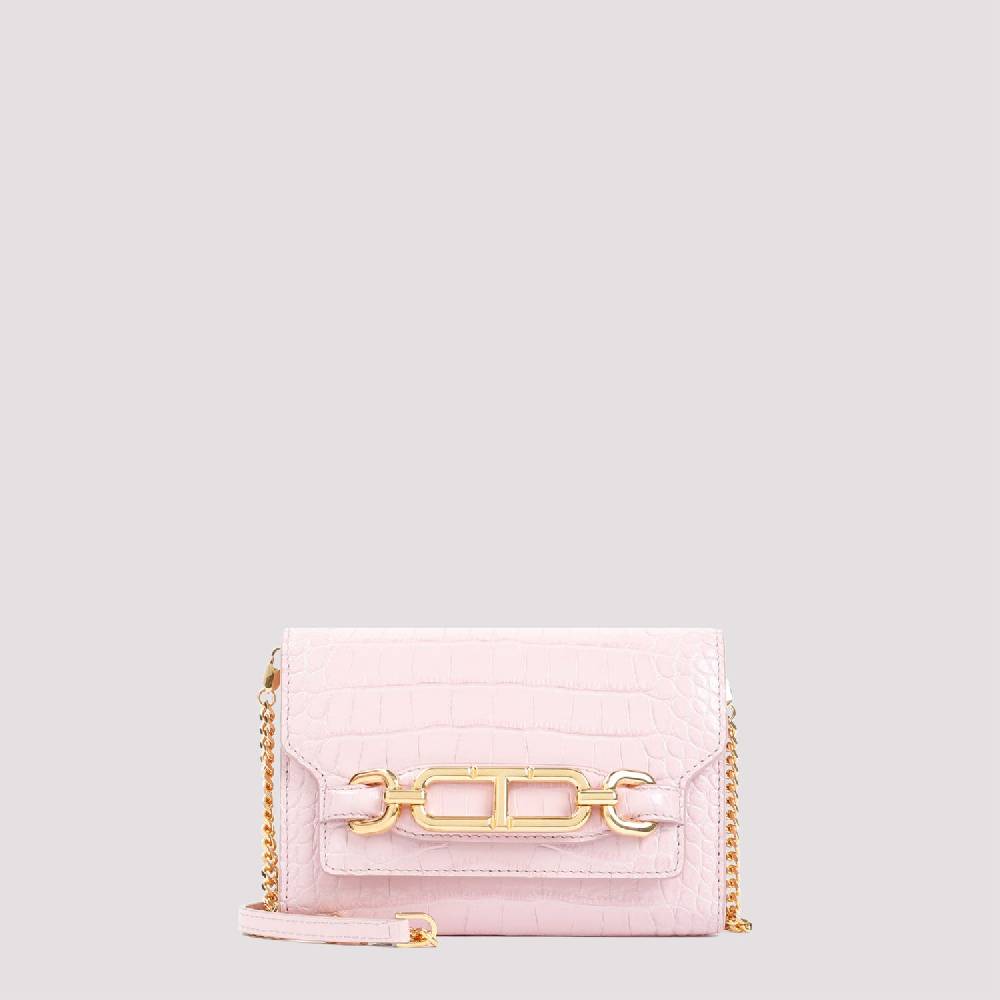 TOM FORD  Borsa da Donna in Pelle Coccodrillo Rosa Tom Ford Nuovo