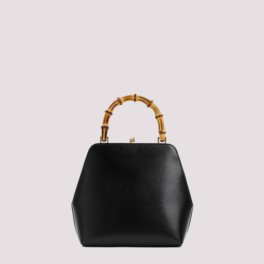 JIL SANDER  Borsa a Spalla Piccola Jil Sander Goji Nera in Pelle Qualità