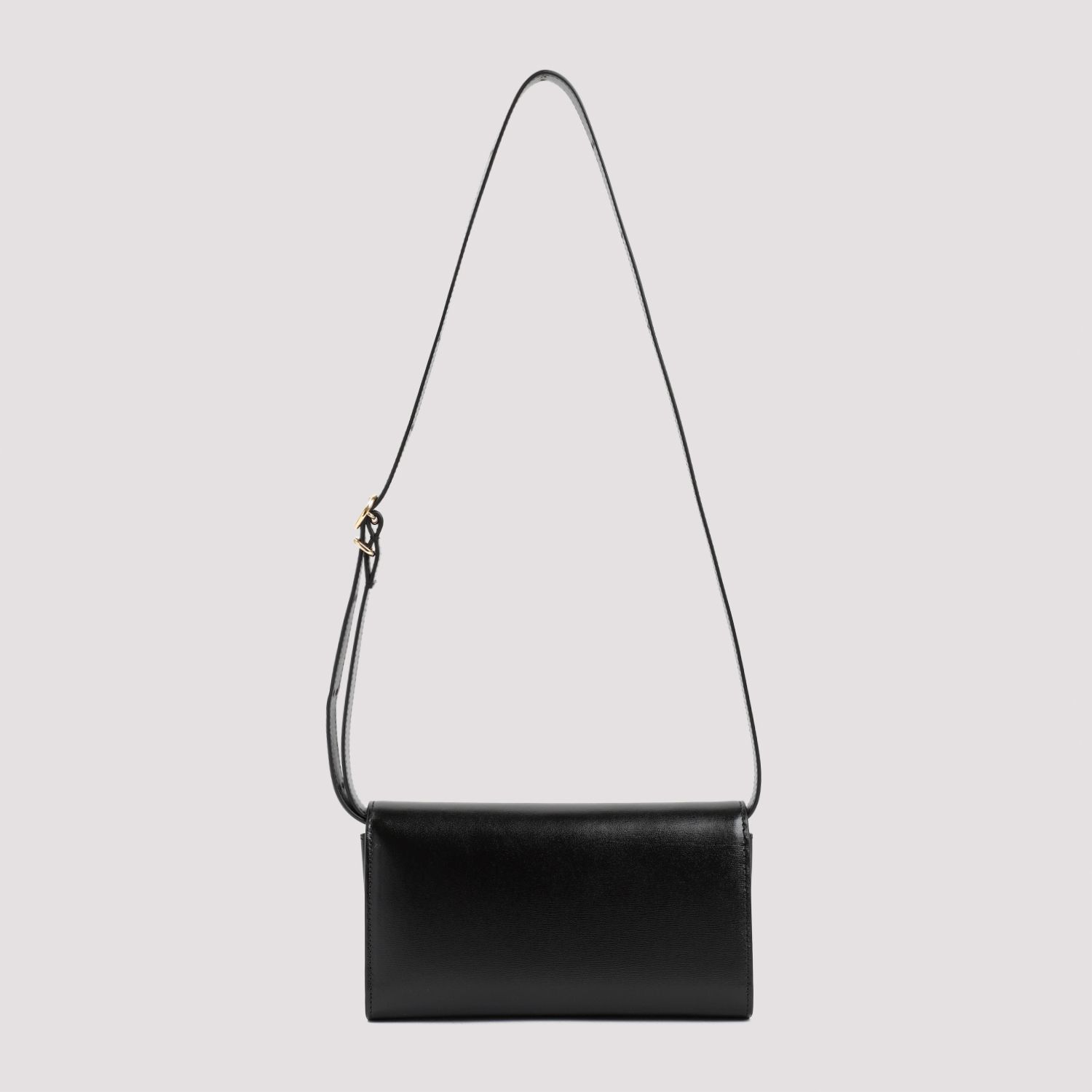JIL SANDER  Borsa da Donna Jil Sander in Pelle di Vitello Nera con Fibbia Vendita