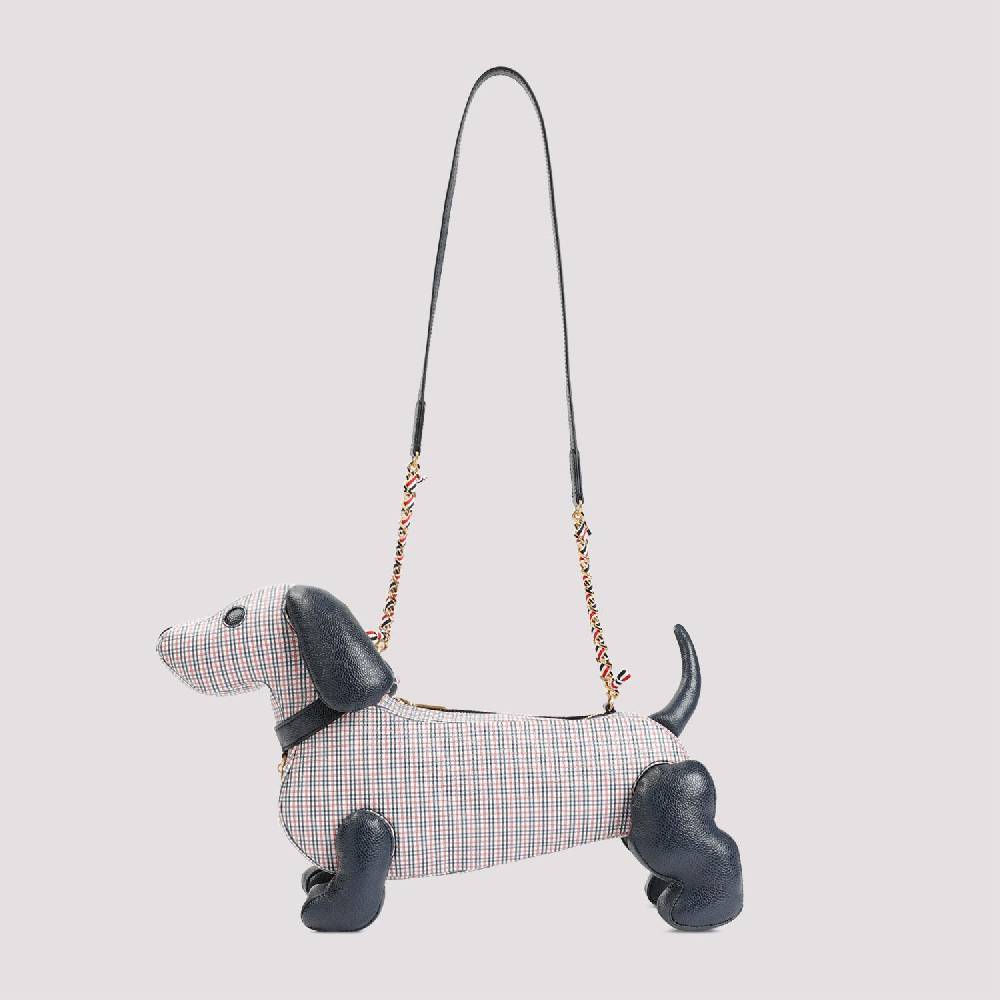 THOM BROWNE  Borsa a Mano Hector in Pelle Multicolore di Thom Browne Pezzi Unici