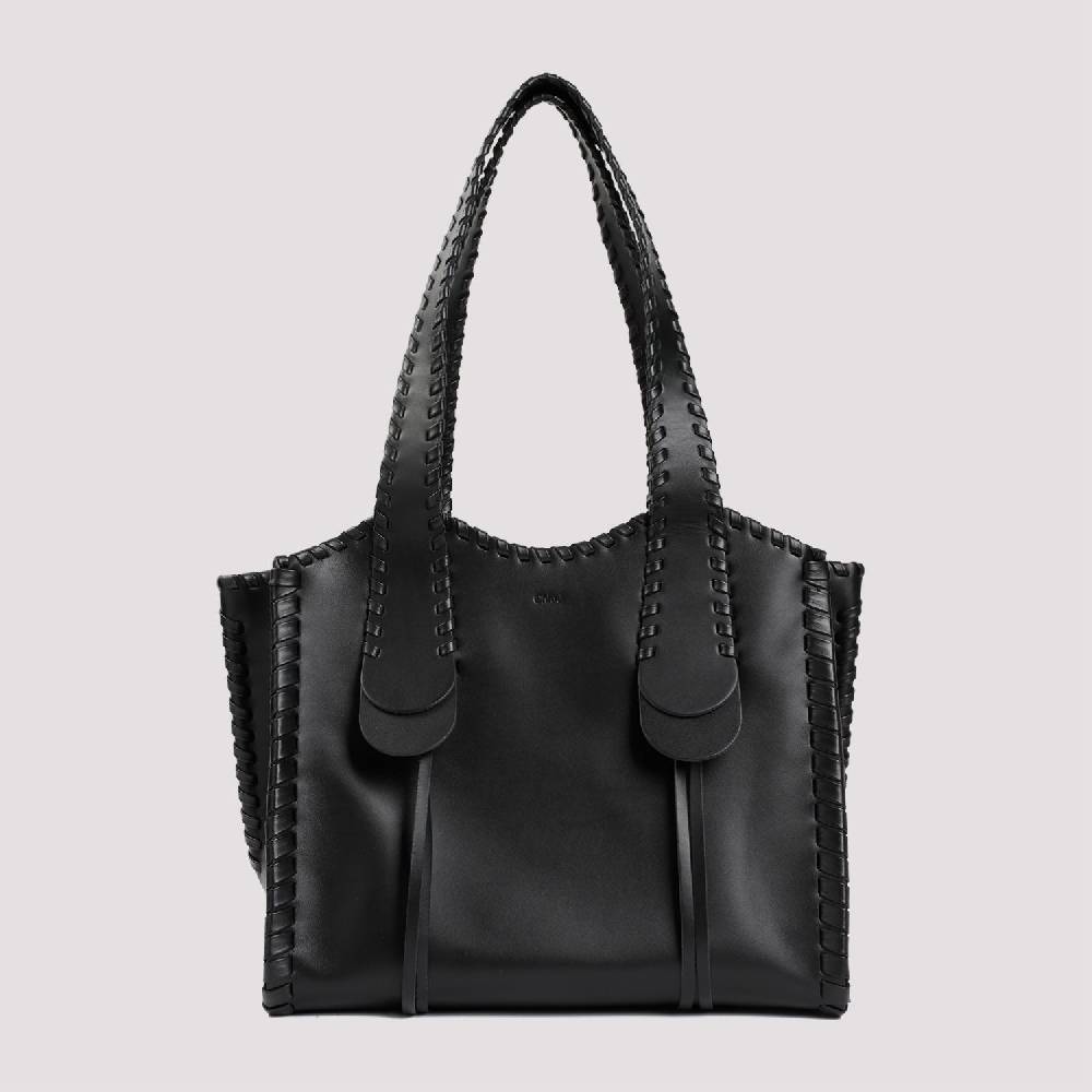 CHLOÉ  Borsa a Spalla Chloé Pelle di Vitello Nera 35x28x19cm Negozi Online