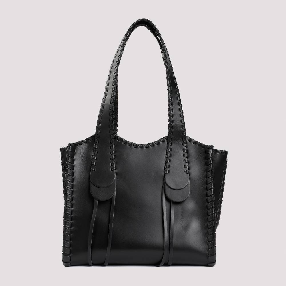 CHLOÉ  Borsa a Spalla Chloé Pelle di Vitello Nera 35x28x19cm Negozi Online