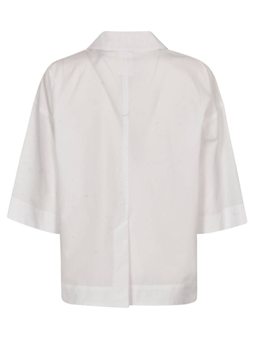 SPORTMAX  Camicia Bianca in Cotone con Dettagli Cristallo Sportmax - Abbigliamento Donna Sconto