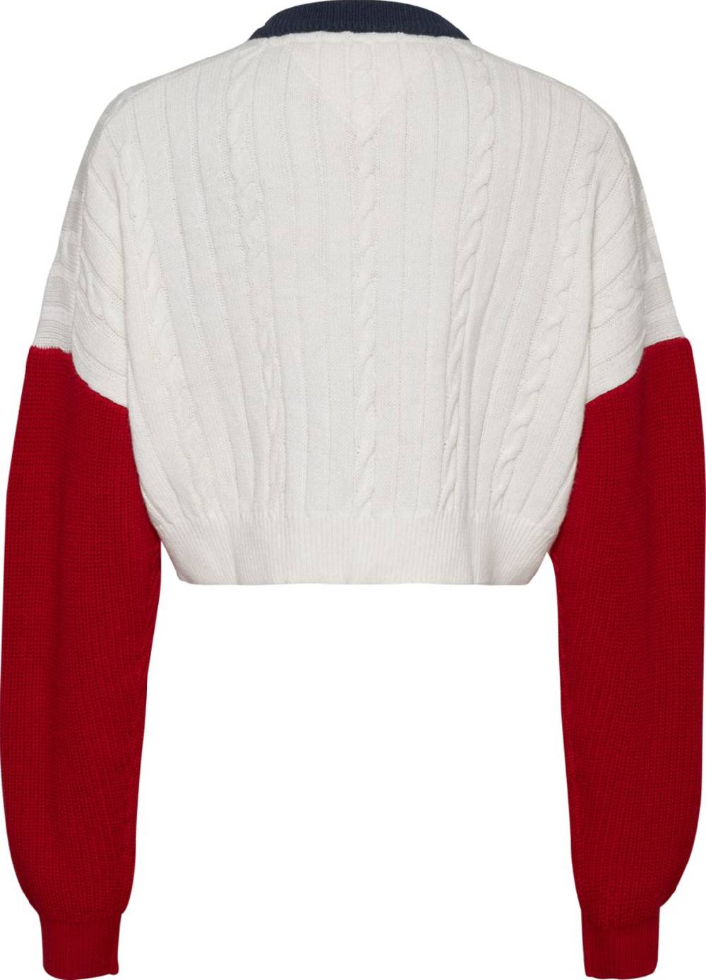 TOMMY JEANS  Felpa di Cotone Bianca Tommy Jeans Donna Outlet