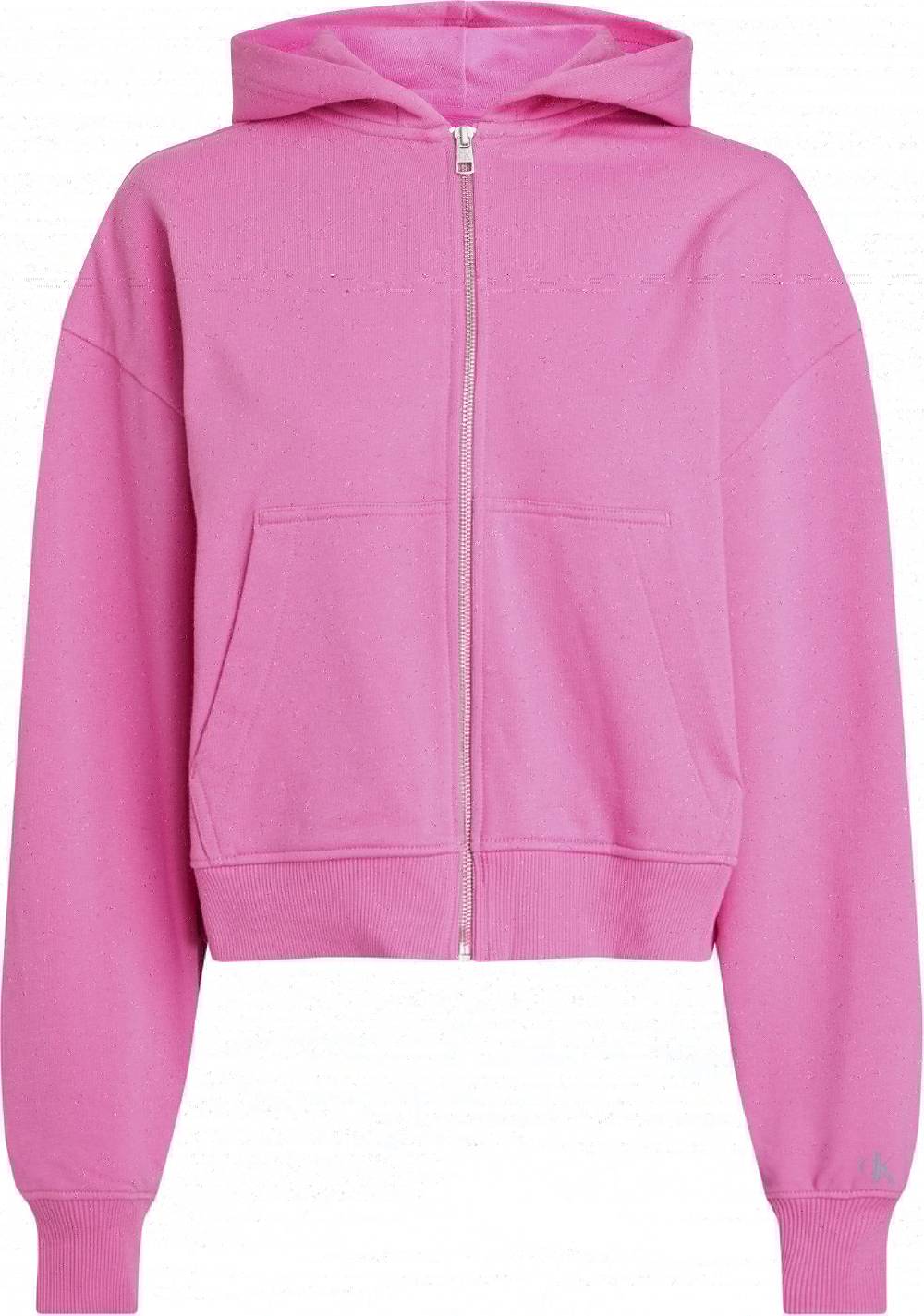 CALVIN KLEIN  Felpa con Cappuccio in Cotone Fucsia Calvin Klein - Abbigliamento Donna In Vendita