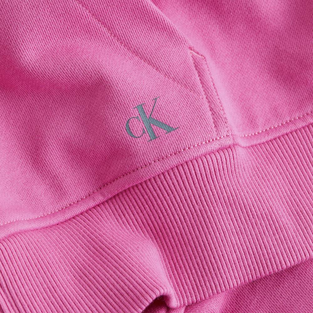 CALVIN KLEIN  Felpa con Cappuccio in Cotone Fucsia Calvin Klein - Abbigliamento Donna In Vendita