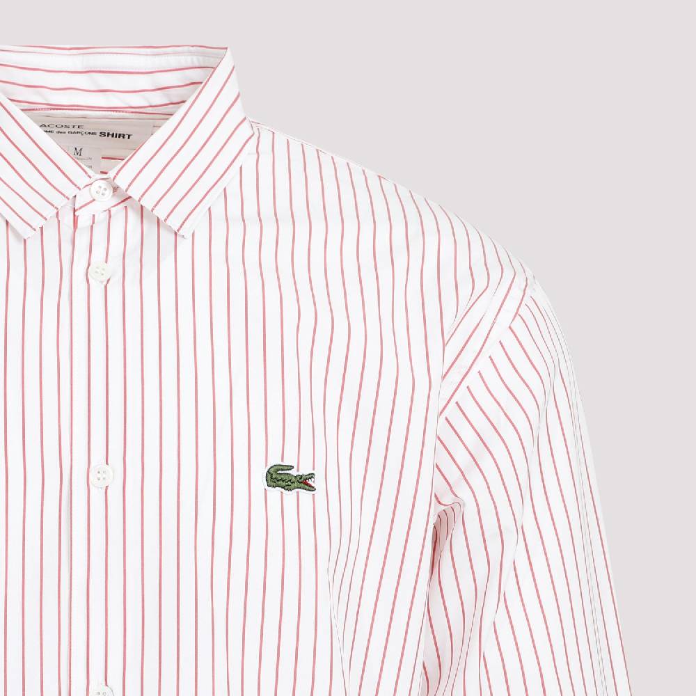 COMME DES GARÇONS SHIRT  Camicia a Righe Rosse Comme Des Garçons in Cotone - Uomo I Più Venduti