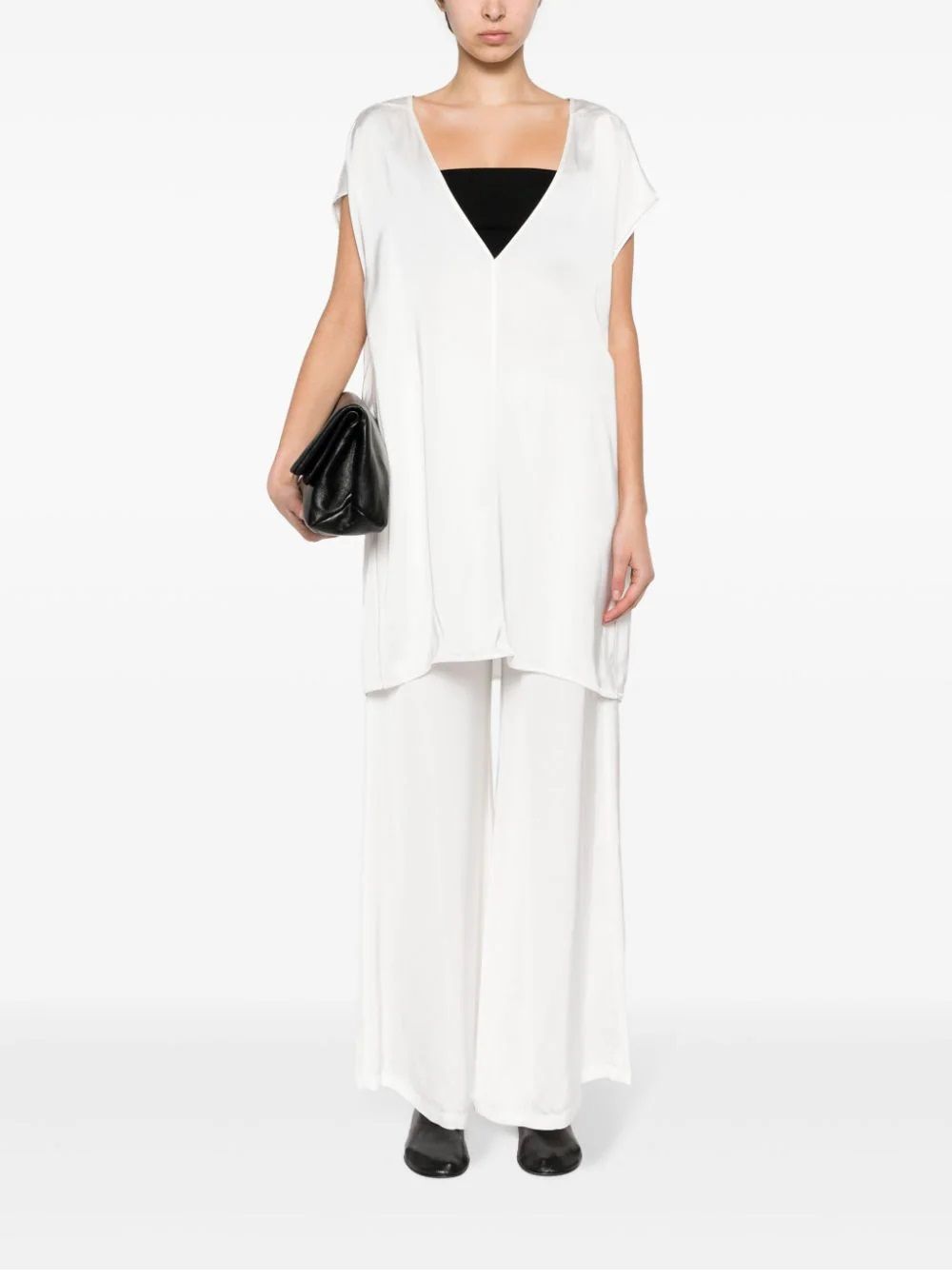 FABIANA FILIPPI  Pantaloni Bianchi da Donna Fabiana Filippi - 100% Viscosa Negozio