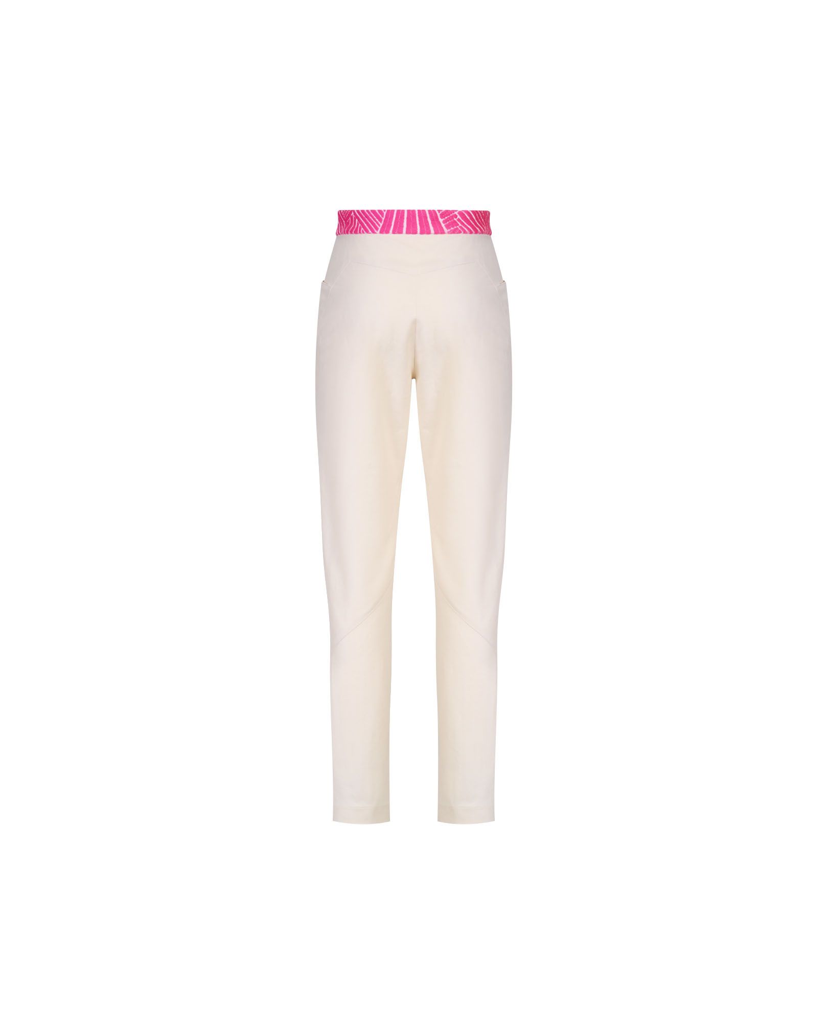 TAKATURNA  Pantaloni Cinetici Unisex Beige Chiaro e Rosa Reckless Gamba Dritta - TAKATURNA Nuovo