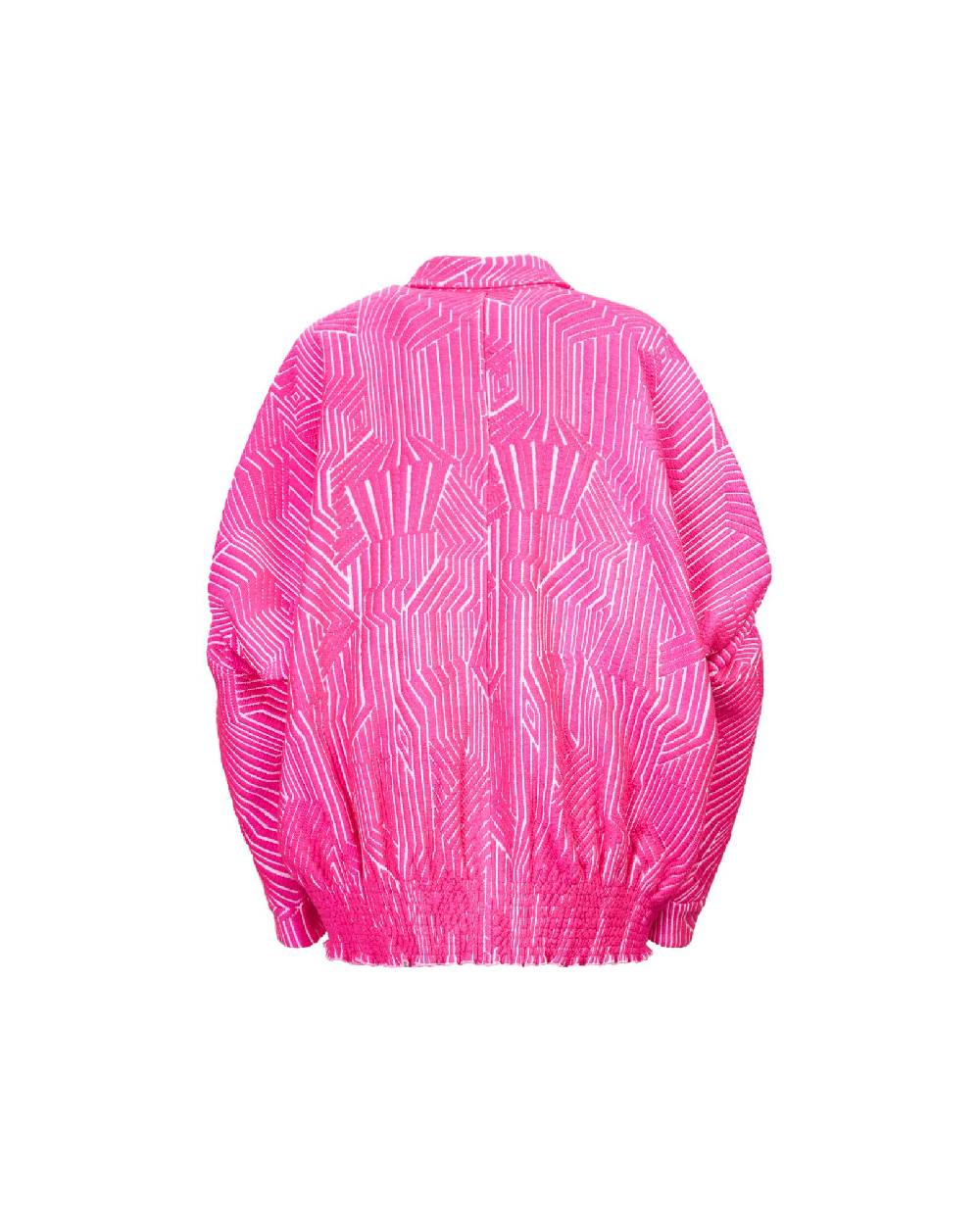 TAKATURNA  Giacca Cinetica Unisex Rosa Impetuoso & Bianco di TAKATURNA Qualità
