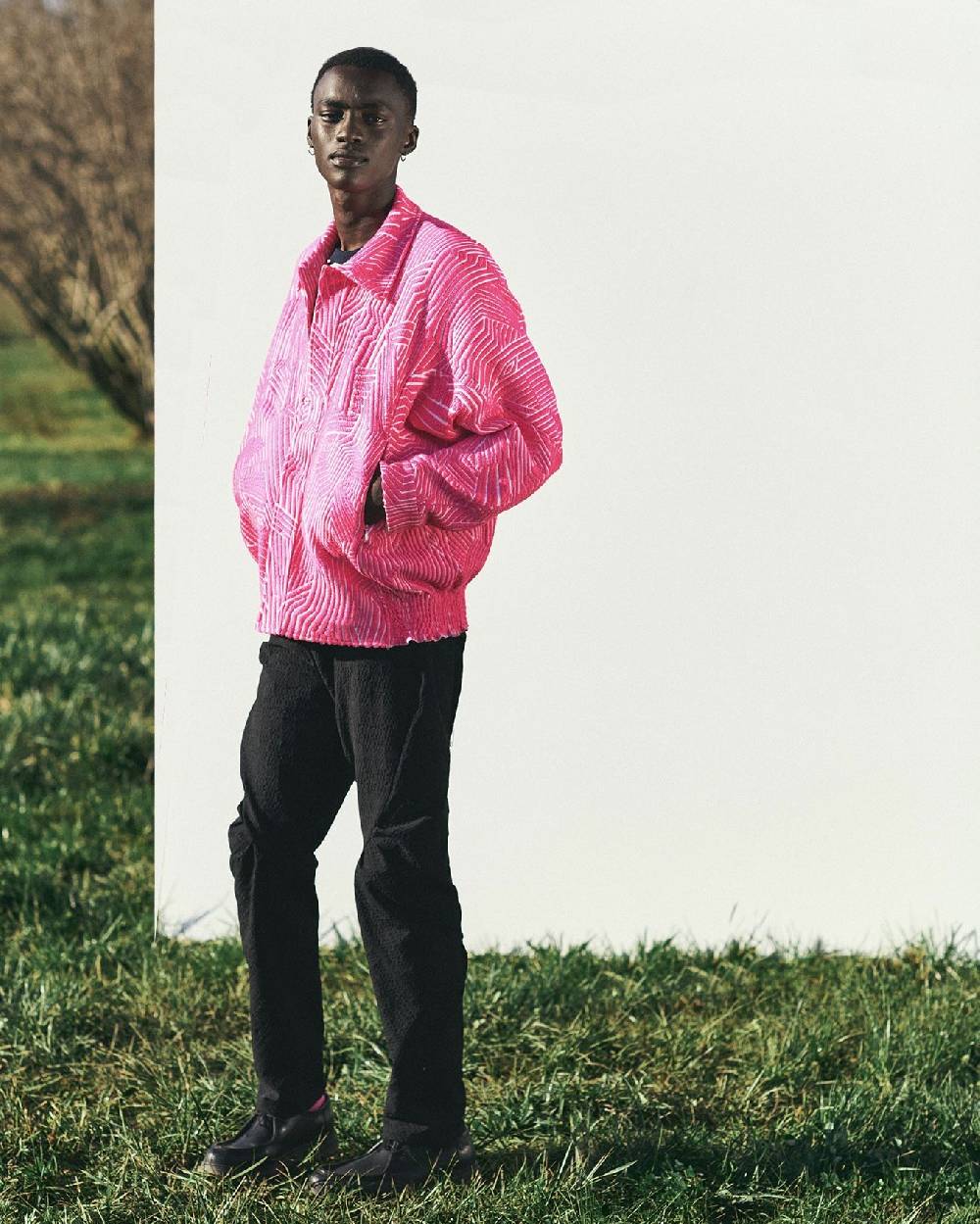 TAKATURNA  Giacca Cinetica Unisex Rosa Impetuoso & Bianco di TAKATURNA Qualità