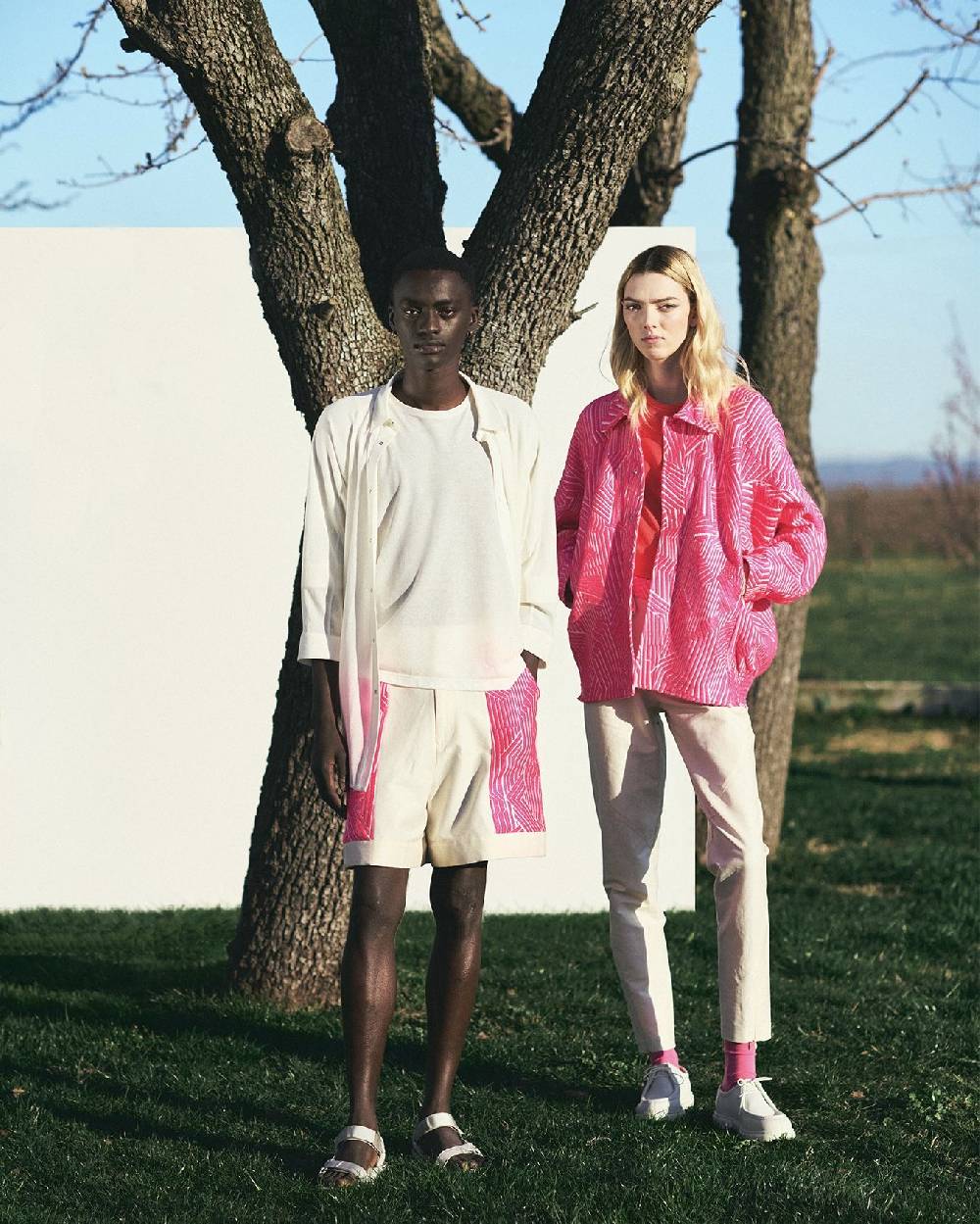 TAKATURNA  Giacca Cinetica Unisex Rosa Impetuoso & Bianco di TAKATURNA Qualità