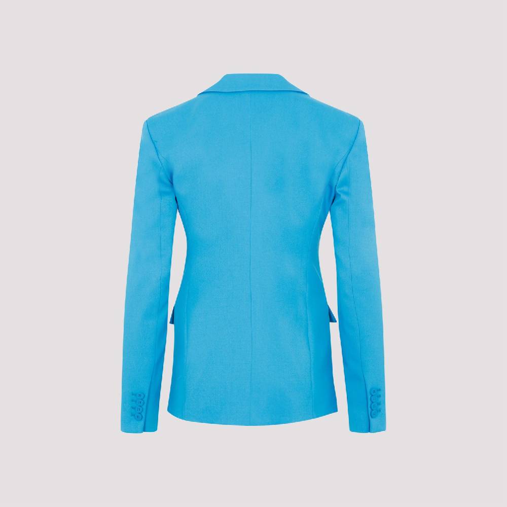 ATTICO  Blazer Blu Capri in Misto Lana da Donna Attico Shopping Online