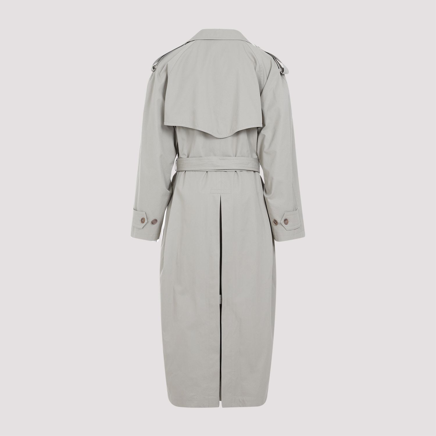 BALENCIAGA  Cappotto Cotone Beige Militare Balenciaga Donna Economico