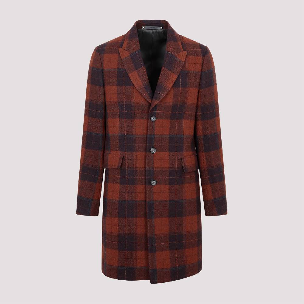 PAUL SMITH  Soprabito di Lana Rosso da Uomo Paul Smith Outlet