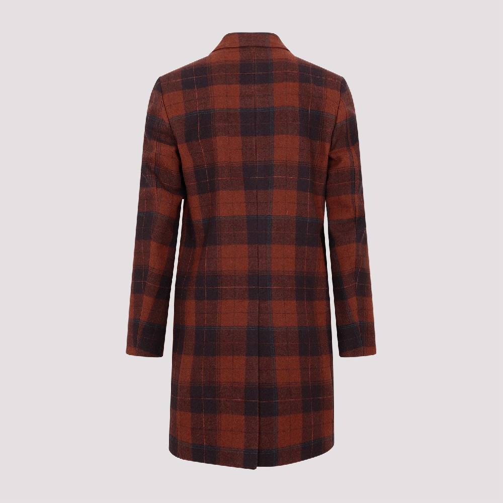 PAUL SMITH  Soprabito di Lana Rosso da Uomo Paul Smith Outlet