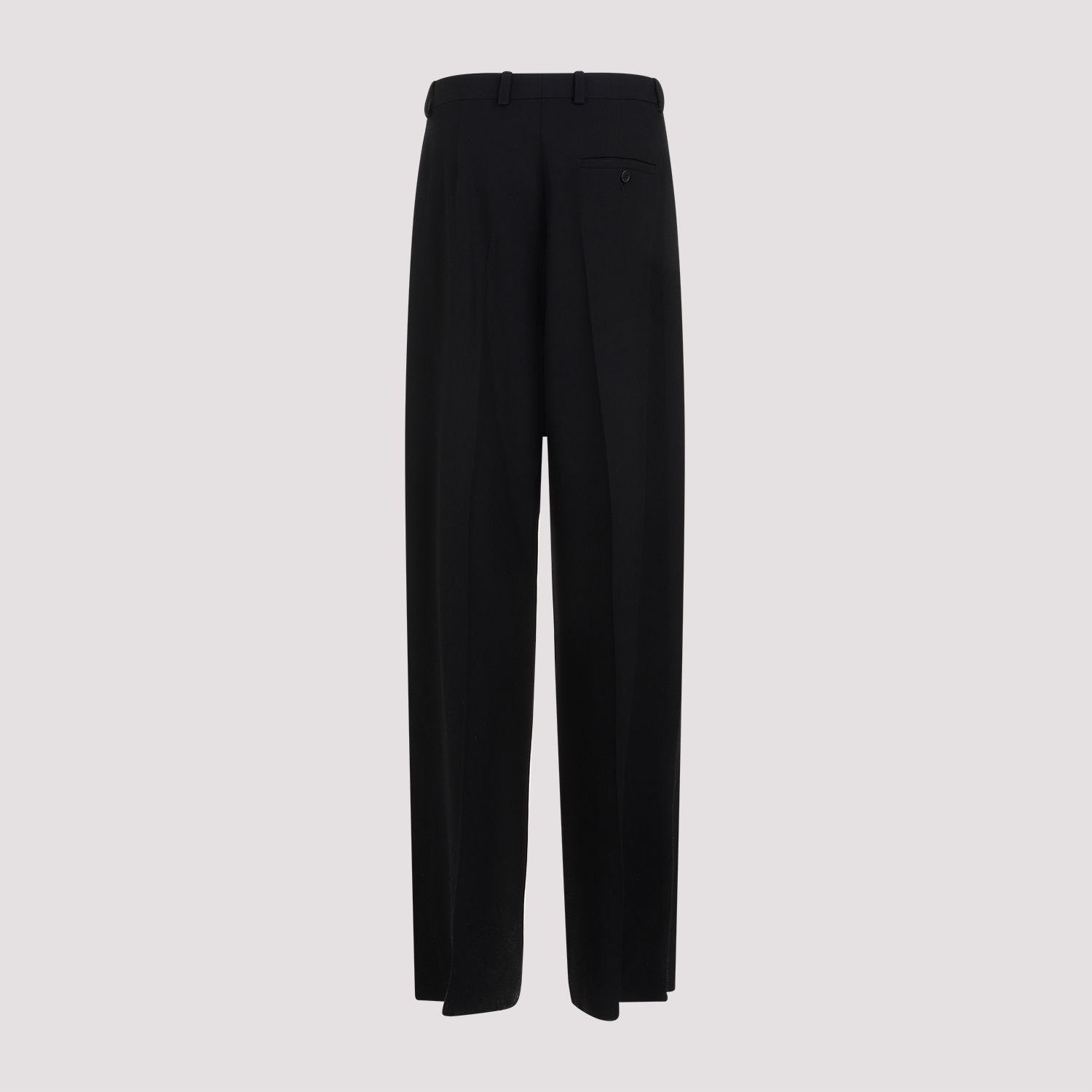 BALENCIAGA  Pantaloni di Lana Neri Balenciaga Uomo In Vendita