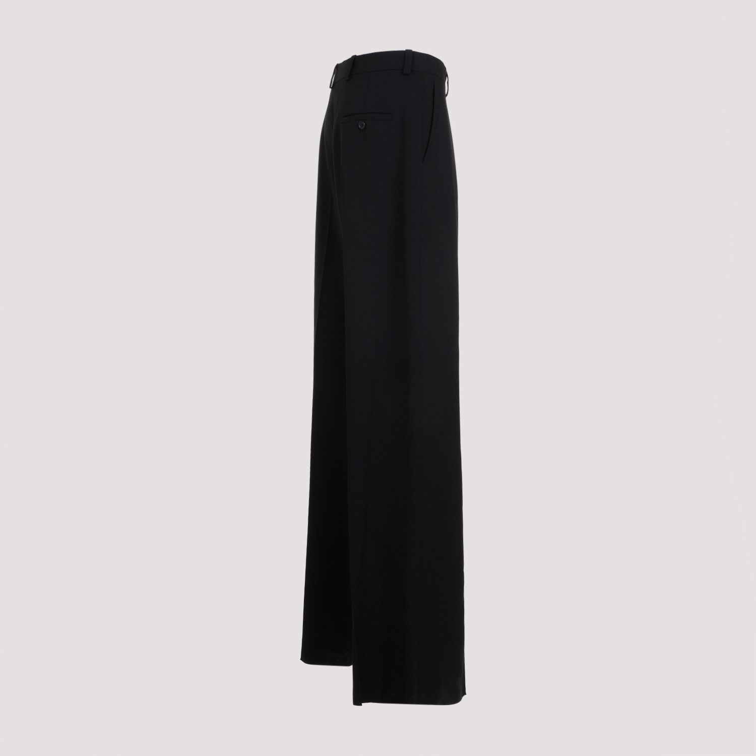 BALENCIAGA  Pantaloni di Lana Neri Balenciaga Uomo In Vendita