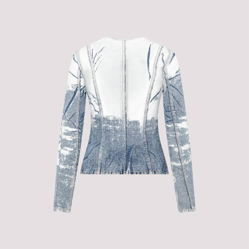 DIESEL  Giacca di Jeans Strappata Blu DIESEL in Cotone da Donna Hotsell