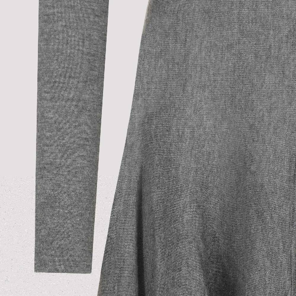 KHAITE  Abito Svasato in Lana Vergine Grigio KHAITE da Donna I Più Venduti