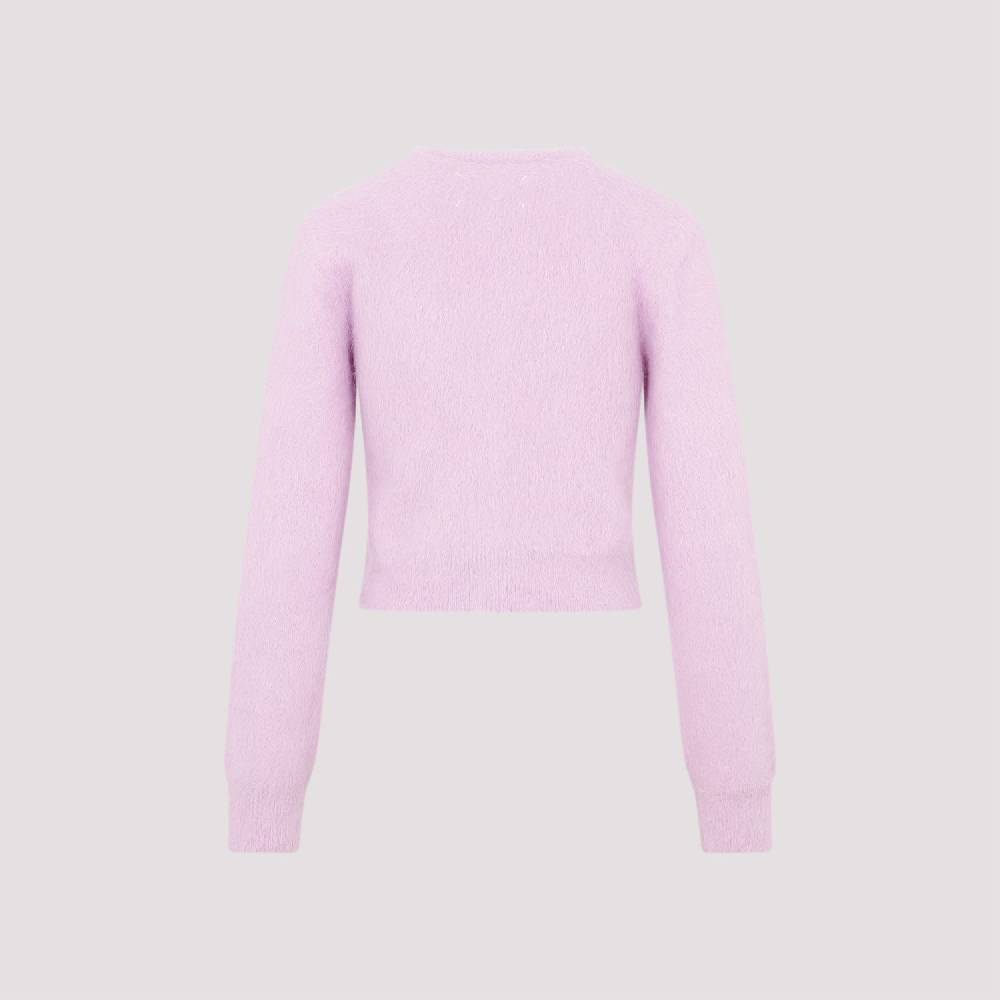 MAISON MARGIELA  Cardigan in Angora Rosa e Viola MAISON MARGIELA Nuova