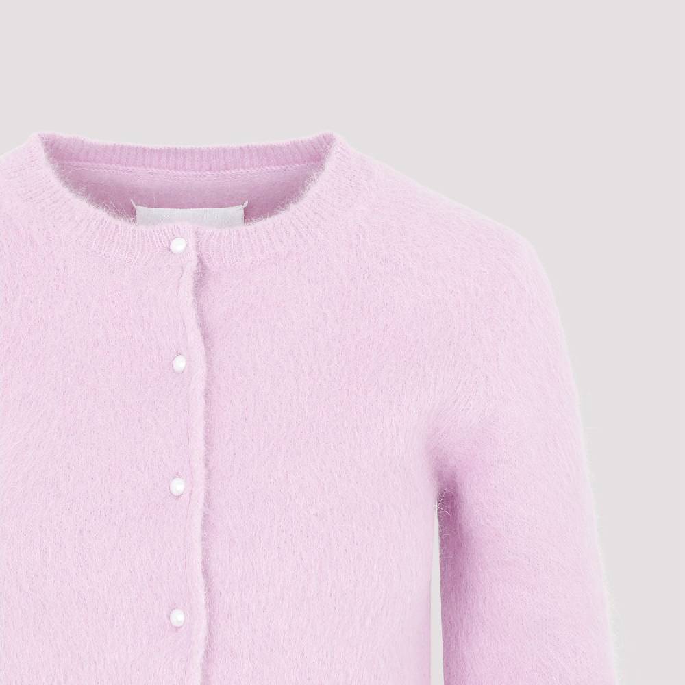 MAISON MARGIELA  Cardigan in Angora Rosa e Viola MAISON MARGIELA Nuova