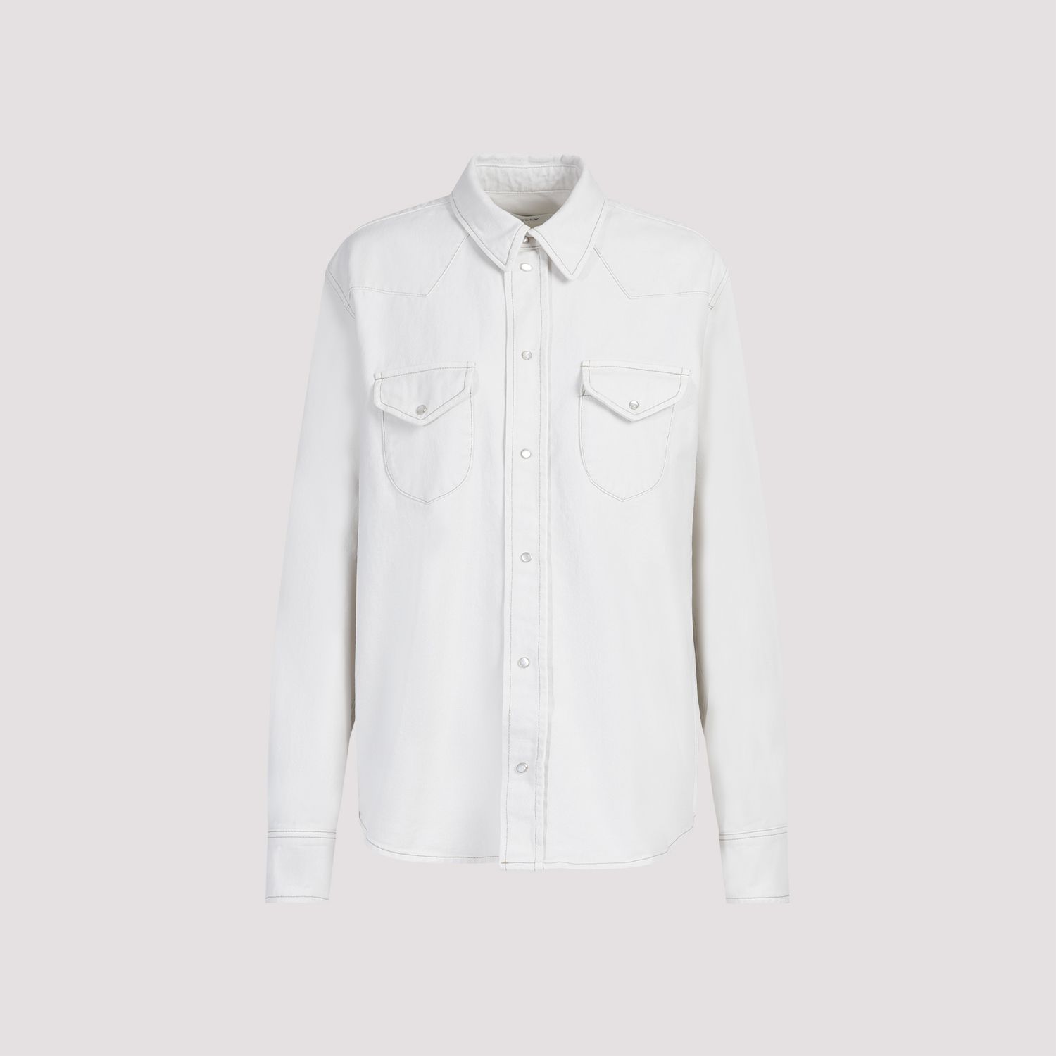 BALLY  Camicia Classica da Donna BALLY in Cotone Color Osso Vendita