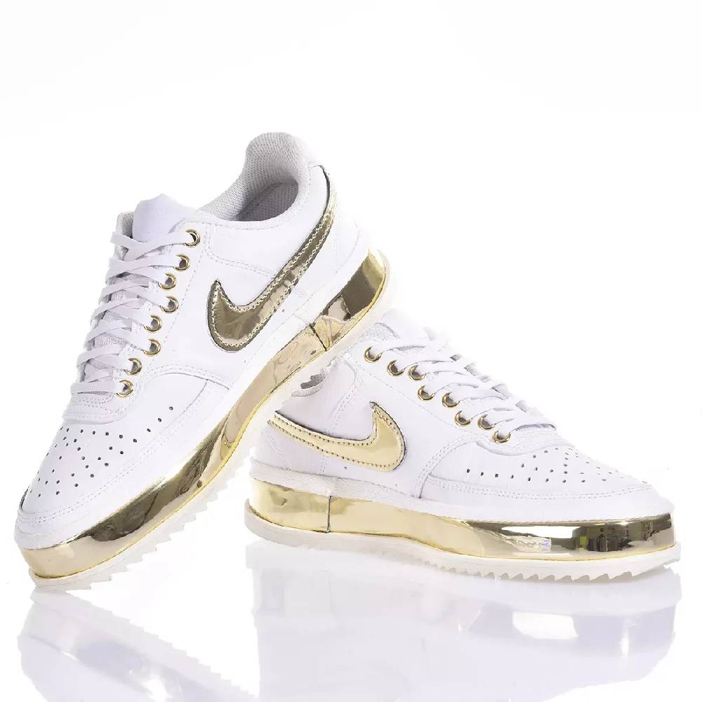 NIKE  Sneakers Nike Court Vision in Bianco Oro - Eco-Pelle Convenienza