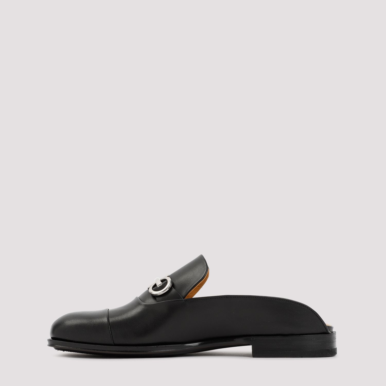 SALVATORE FERRAGAMO  Stivaletti Neri in Vitello Salvatore Ferragamo Uomo Presa