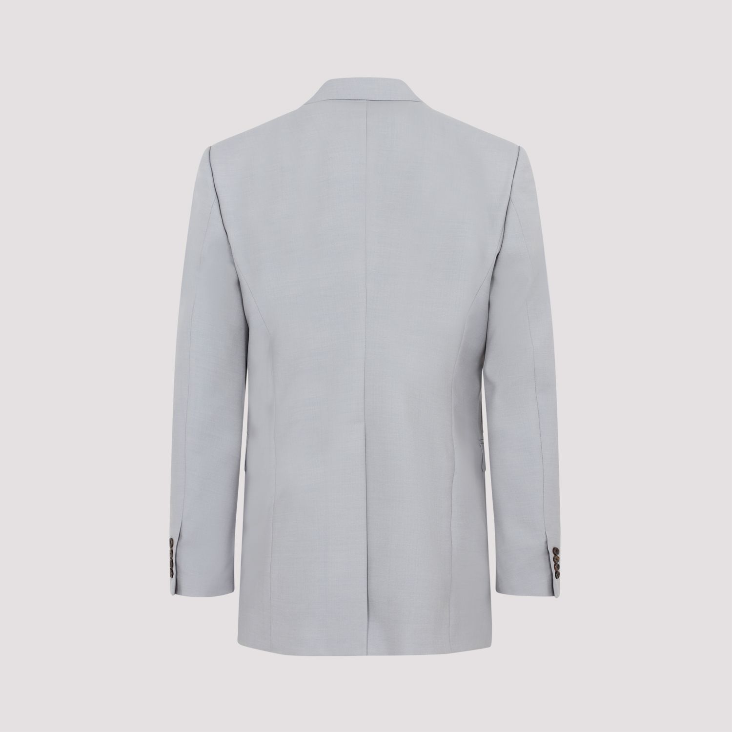 ALEXANDER MCQUEEN  Giacca Uomo Grigia in Lana-Mohair di Alexander McQueen Outlet