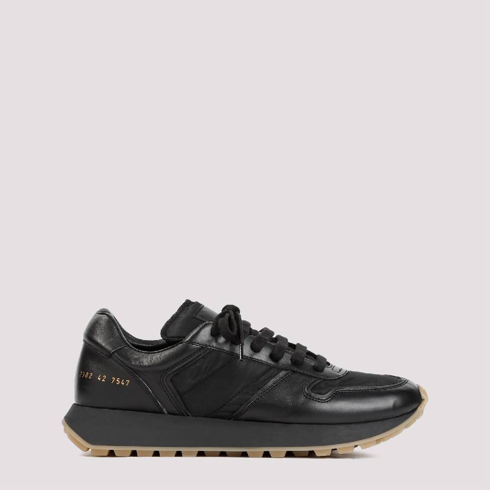COMMON PROJECTS  Sneakers Uomo COMMON PROJECTS Pelle Nera Modello Track In Vendita