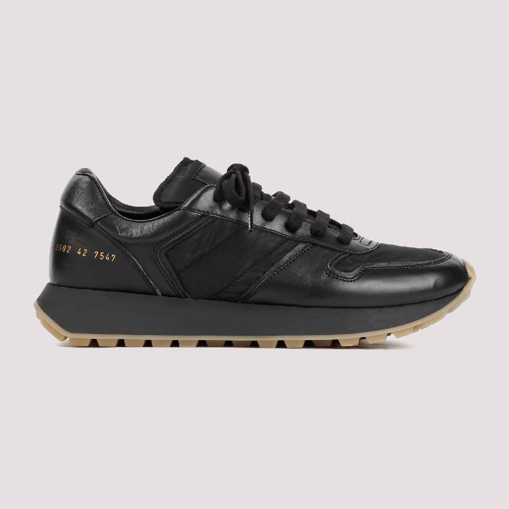 COMMON PROJECTS  Sneakers Uomo COMMON PROJECTS Pelle Nera Modello Track In Vendita