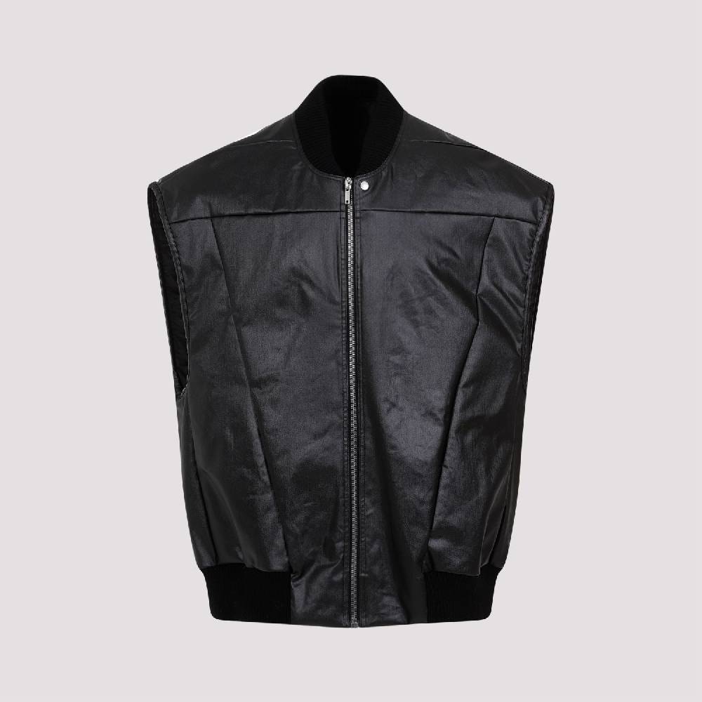 RICK OWENS  Gilet Trapuntato Nero in Cotone Rick Owens Hotsell