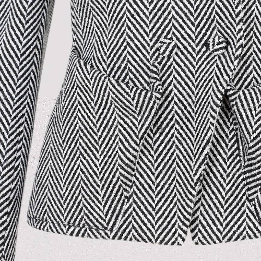 TOM FORD  Giacca Acetato Chevron Nera Tom Ford - Doppiopetto Donna I Più Venduti
