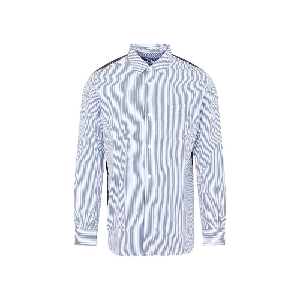 JUNYA WATANABE Camicia Uomo Junya Watanabe Cotone Blu a Righe e Quadri