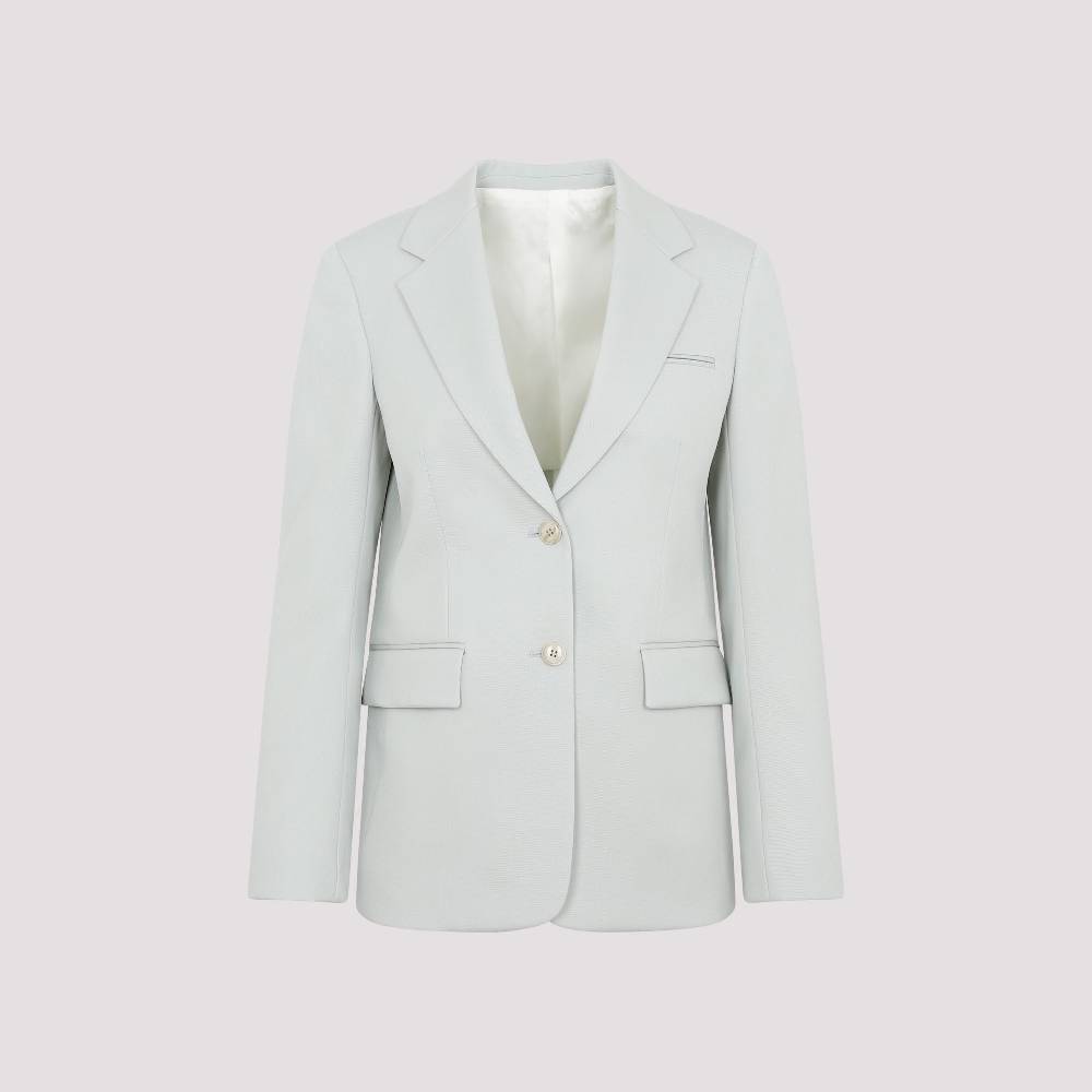 LANVIN  Blazer da Donna Verde Salvia in Lana Vergine LANVIN In Linea