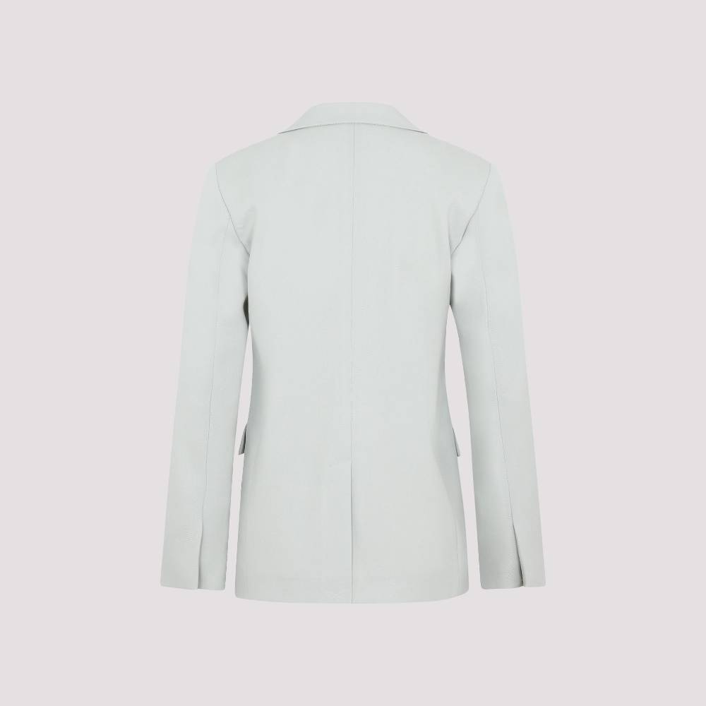 LANVIN  Blazer da Donna Verde Salvia in Lana Vergine LANVIN In Linea